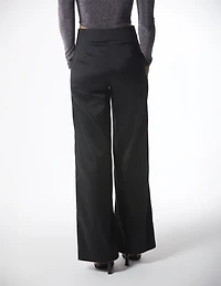 Wide Waistband Palazzo Pants