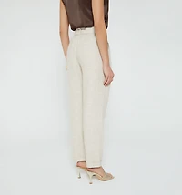 HIGH-WAISTED CARROT PANTS