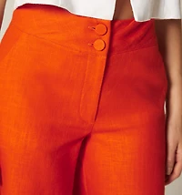 HIGH-WAISTED CULOTTE PANTS