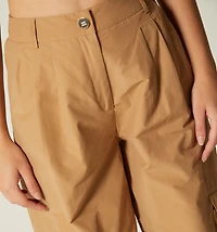 HIGH-WAISTED PALAZZO PANTS WITH POCKETS