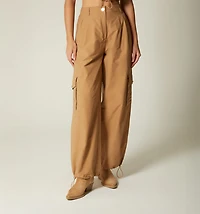 HIGH-WAISTED PALAZZO PANTS WITH POCKETS