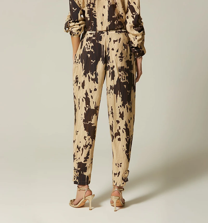 HIGH WAIST PANTS WITH BELT