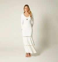 LONG SKIRT WITH INSERT