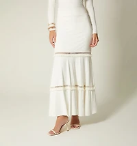 LONG SKIRT WITH INSERT
