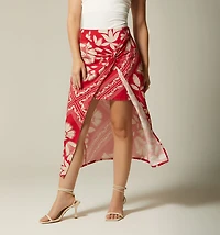 MIDI WRAP SKIRT