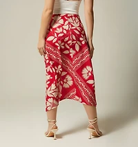 MIDI WRAP SKIRT
