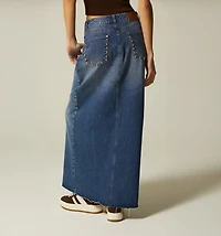 ANKLE-LENGTH SKIRT FIVE POCKETS STUDS