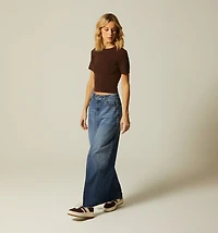 ANKLE-LENGTH SKIRT FIVE POCKETS STUDS
