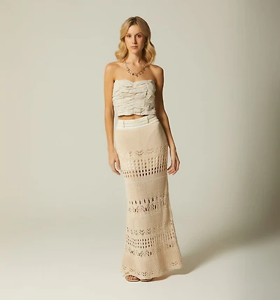 LONG CROCHET SKIRT
