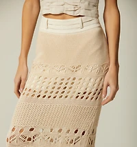 LONG CROCHET SKIRT
