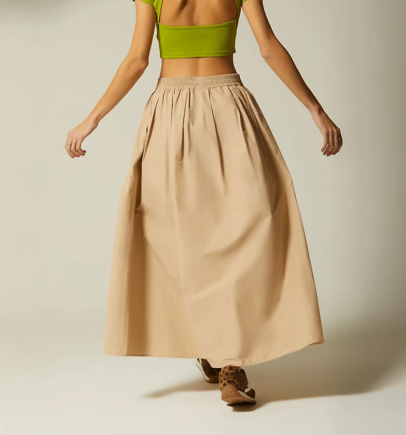 MIDI SKIRT DIAGONAL POCKETS