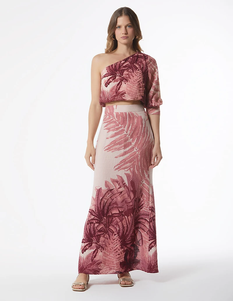 ANKLE-LENGTH LONG SKIRT