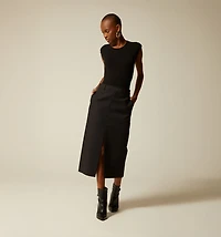 PENCIL SKIRT WITH SLIT