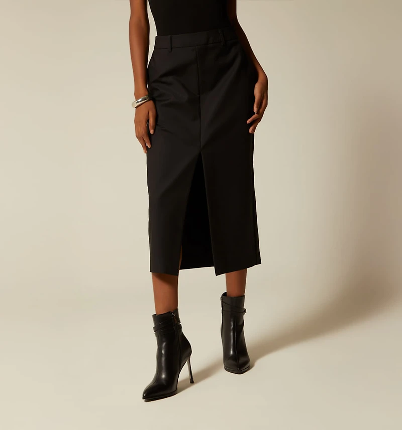 PENCIL SKIRT WITH SLIT