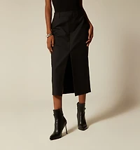 PENCIL SKIRT WITH SLIT