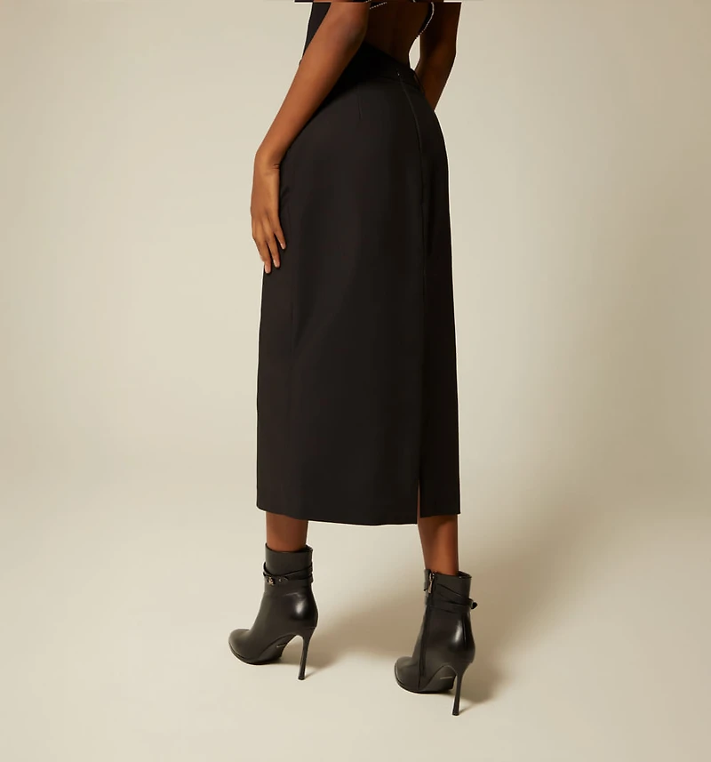 PENCIL SKIRT WITH SLIT