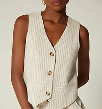 WOMEN'S VEST 3 BUTTONS