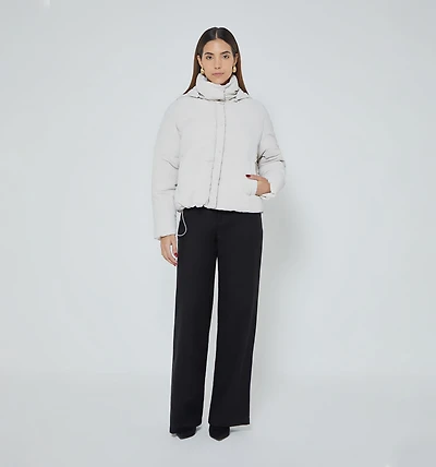 PADDED JACKET WITH HOOD
