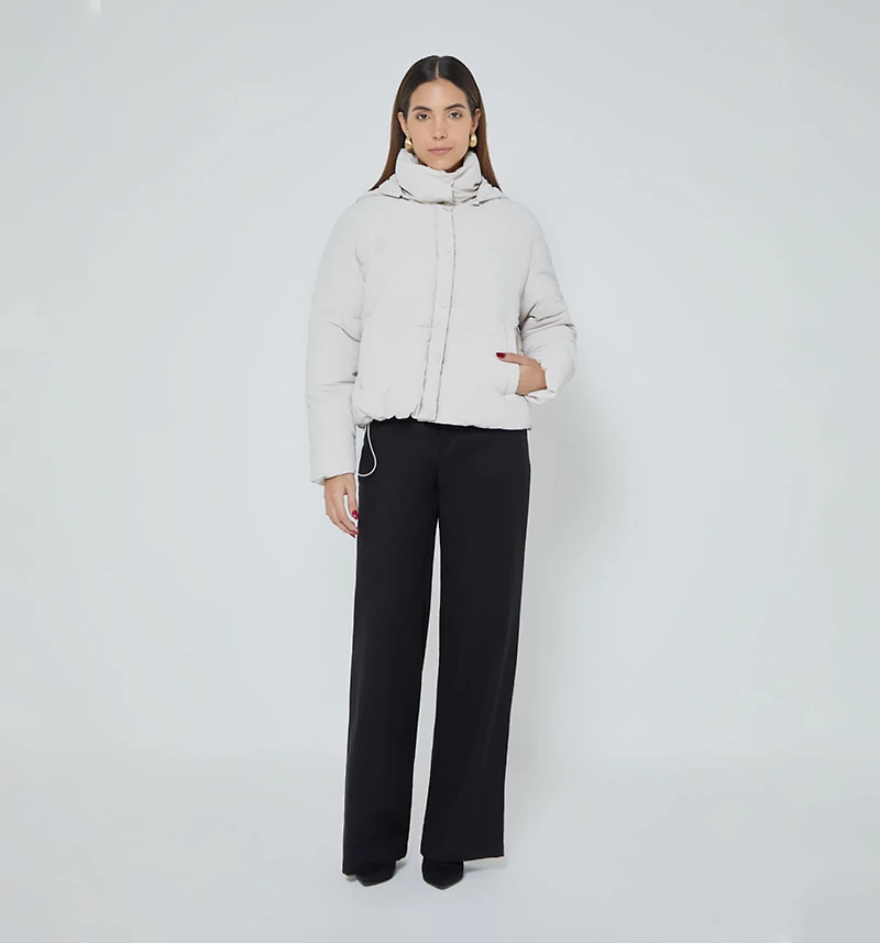 PADDED JACKET WITH HOOD