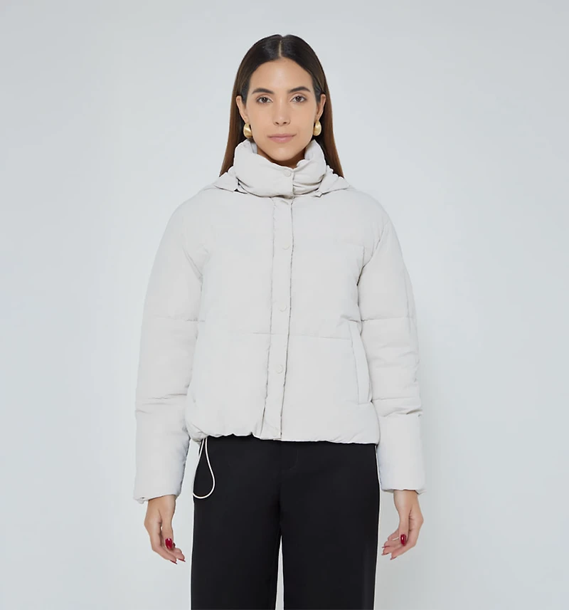 PADDED JACKET WITH HOOD