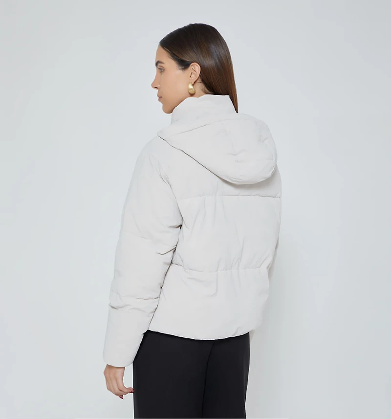 PADDED JACKET WITH HOOD