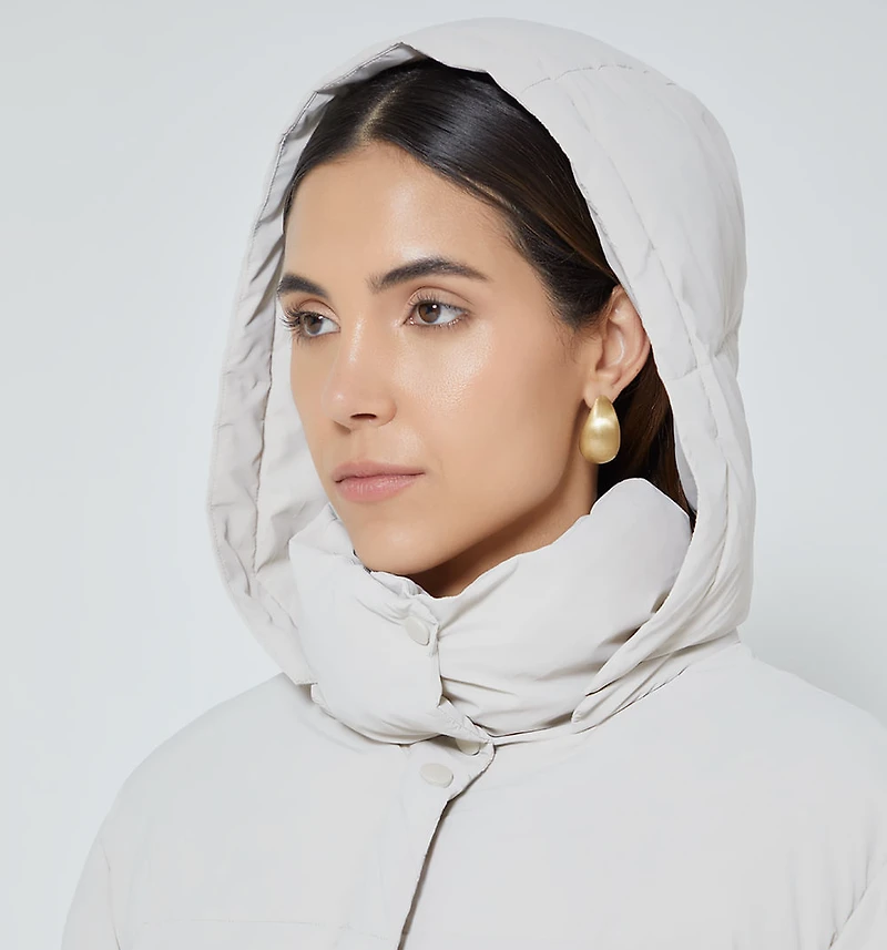 PADDED JACKET WITH HOOD