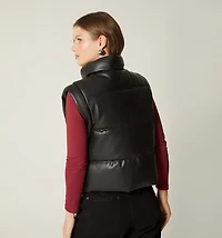 PADDED SLEEVELESS JACKET