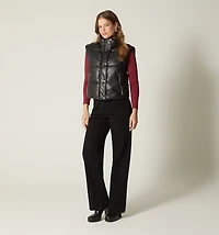 PADDED SLEEVELESS JACKET