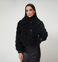 SHEARLING JACKET LONG SLEEVE