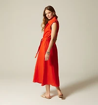 MIDI SLEEVELESS DRESS