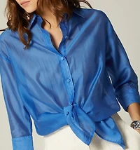 Three-Quarter Sleeve Blouse