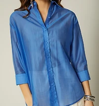 Three-Quarter Sleeve Blouse