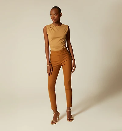 SKINNY LEGGINGS WITH WIDE WAISTBAND