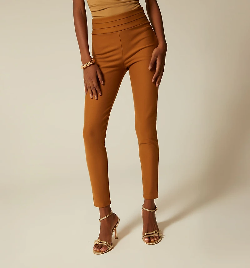 SKINNY LEGGINGS WITH WIDE WAISTBAND