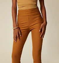 SKINNY LEGGINGS WITH WIDE WAISTBAND