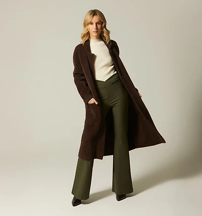 HIGH WAIST LEGGINGS WITH CROSSED WAISTBAND