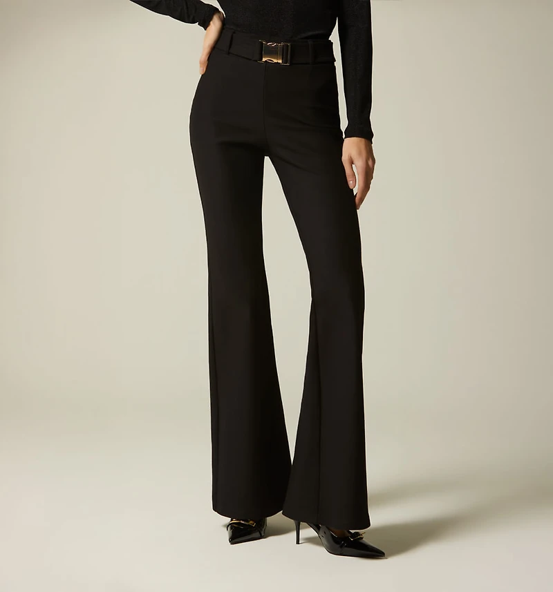 High Waist Bell Bottom Leggings