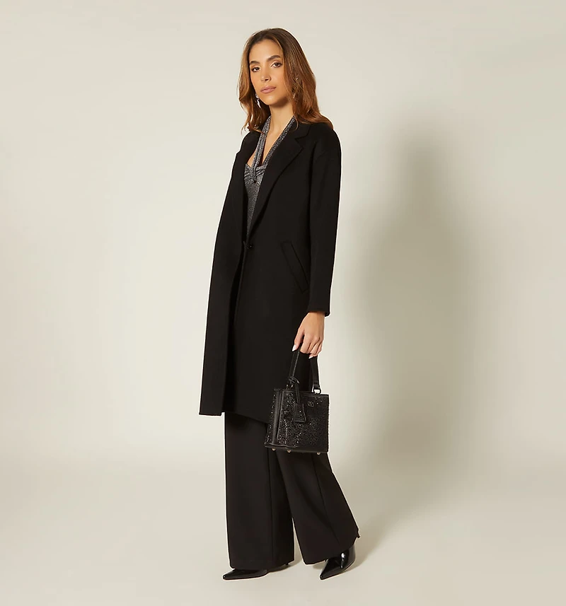 COAT WITH FRONT POCKETS