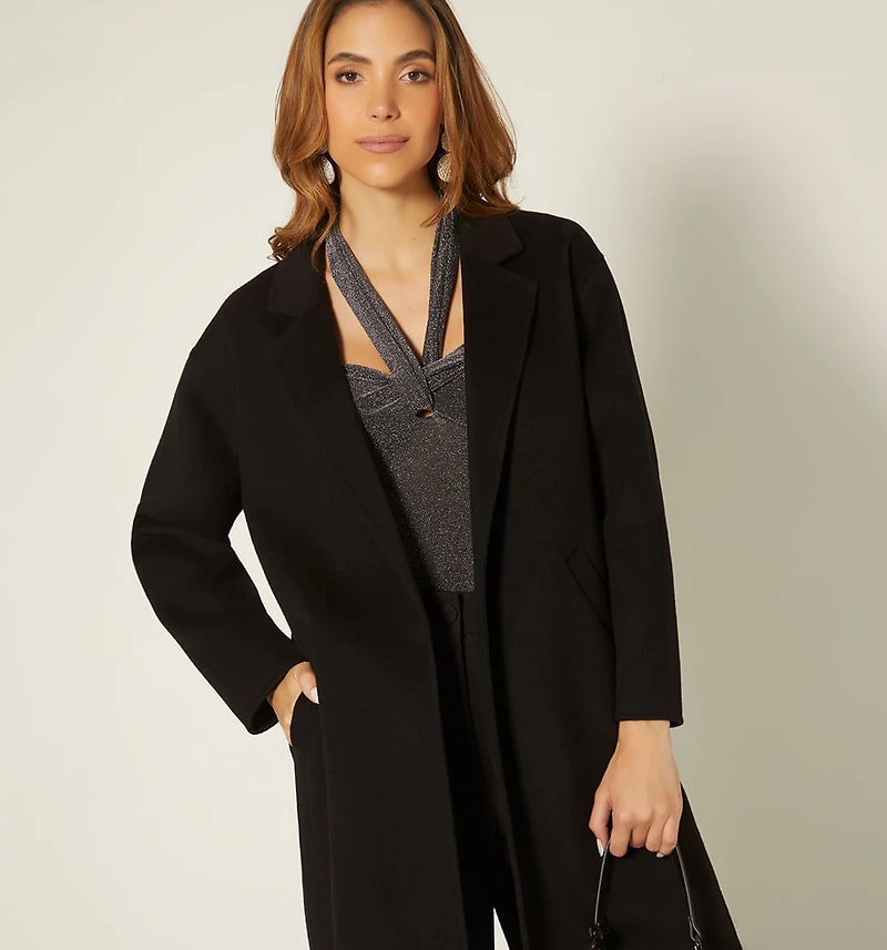 COAT WITH FRONT POCKETS