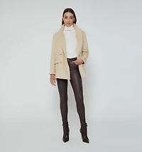CLASSIC FLEECE COAT WITH 3 BUTTONS
