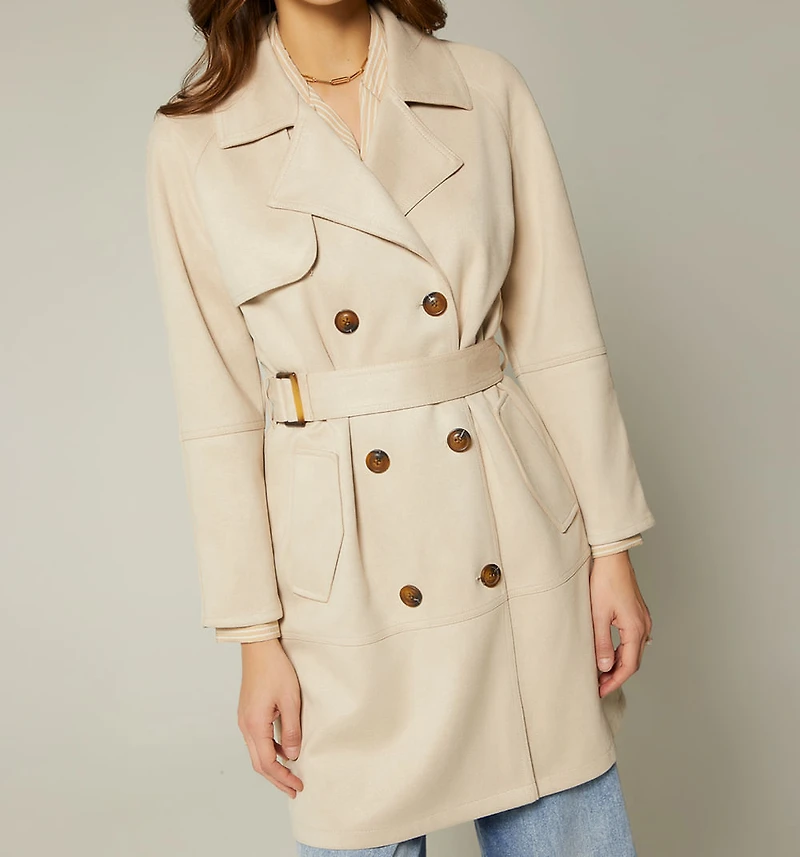 SUEDE COAT