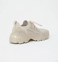 Hiking Sneakers with Crystal Details