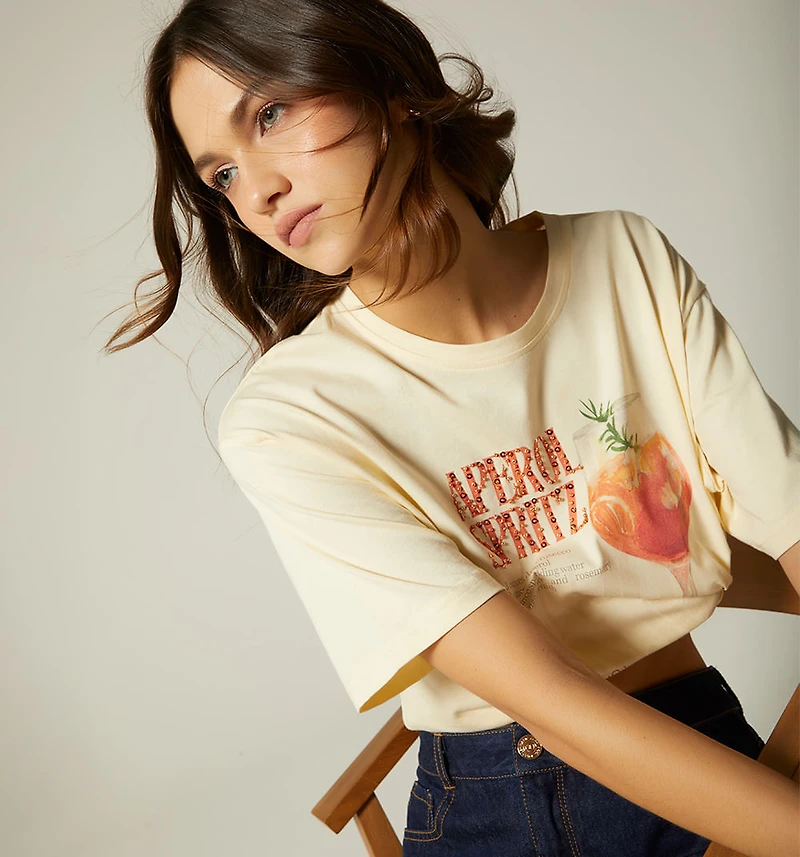APEROL PRINTED T-SHIRT