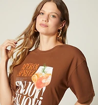 PRINTED APEROL T-SHIRT