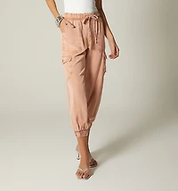 HIGH WAIST CARGO POCKET JOGGER COLOR