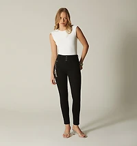 ULTRASLIM HIGH WAIST JEANS WITH TASSELS