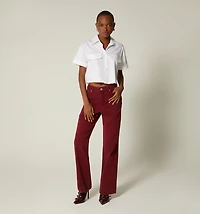 STRAIGHT HIGH-WAIST JEANS 5 POCKETS COLORS