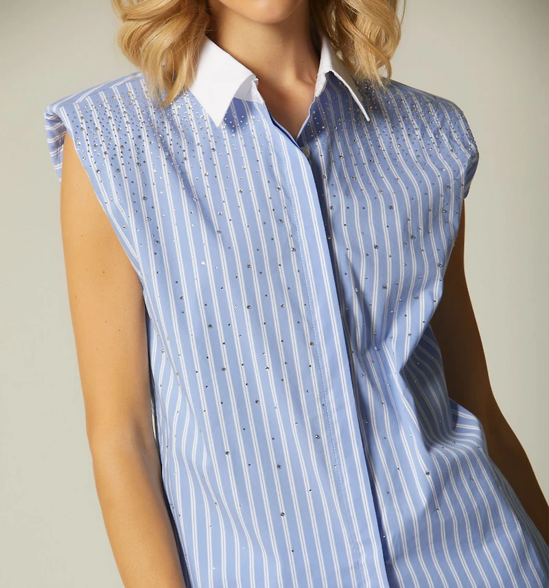 WOMEN'S SLEEVELESS BLOUSE