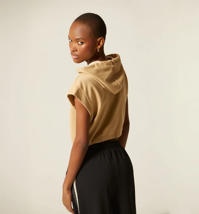 HOODED BLOUSE