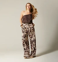 ONE SHOULDER BLOUSE WITH TRIM